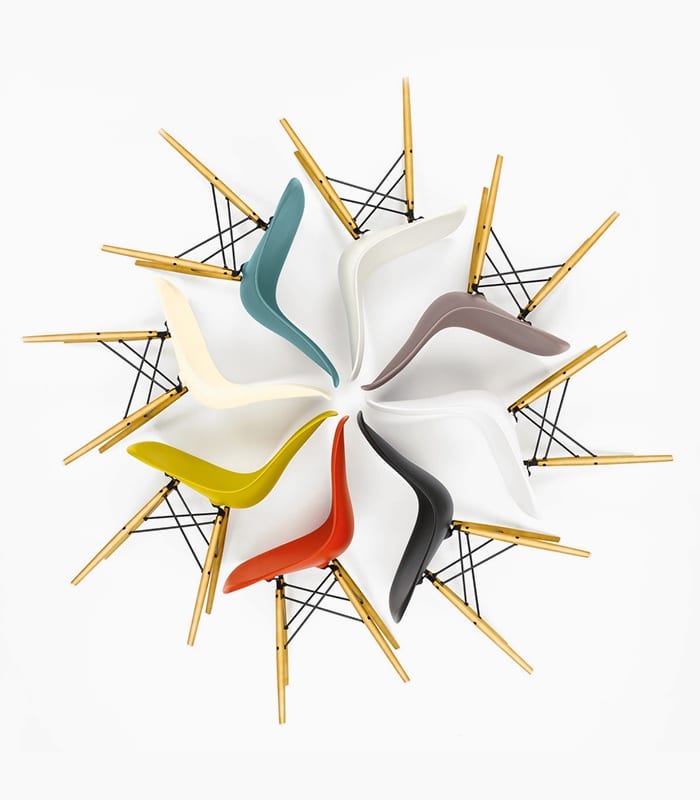 Eames plastic side chair