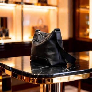 Minimal Soft Leather Crossbody Bag Large Capacity Daily Shoulder Tote Bag - Image 4